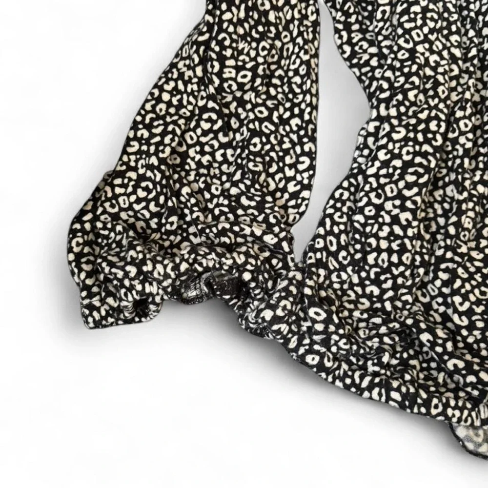 Micheal Kors‎ Leopard print blouse Y2k